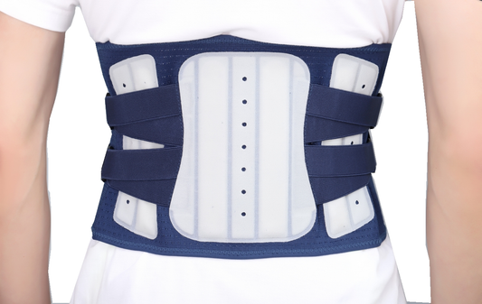 Blue Elastic Waist Support Belt